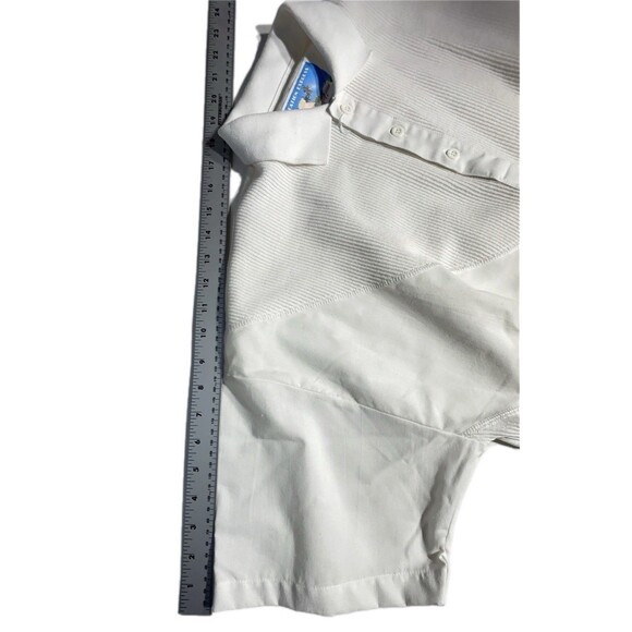 Vacation Express Voyager white  polo shirt with a banded waist Size S - Picture 4 of 8